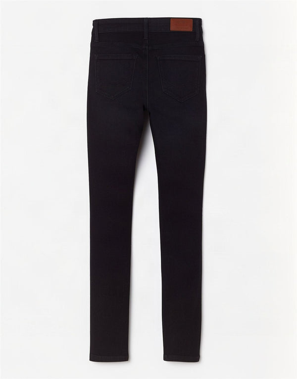 Tommy Hilfiger Jean skinny taille haute W30 L30 en coton bleu marine pour femme