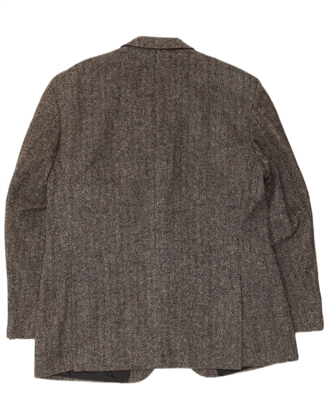 Marks & Spencer Veste blazer à 2 boutons pour homme UK 38 Gris moyen à chevrons