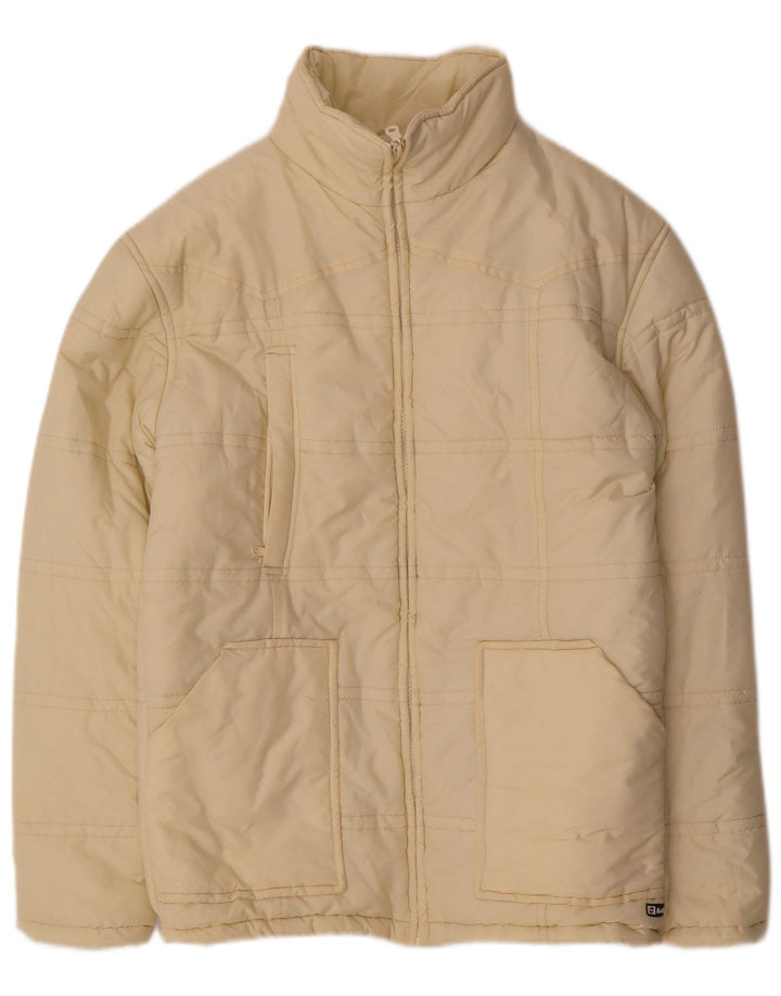 LOTTO Veste matelassée pour femme UK 44 Nylon jaune moyen