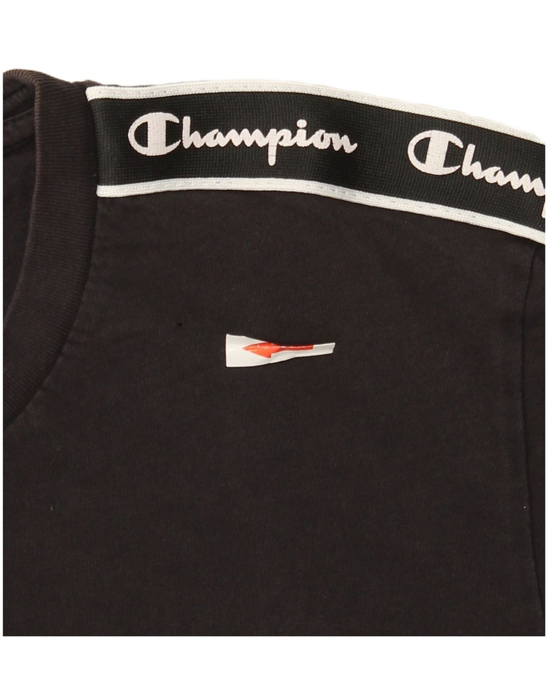 Champion T-Shirt Graphique Homme Petit Noir Coton