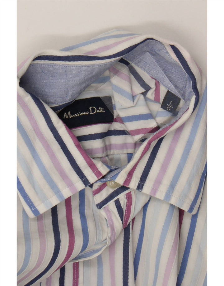 Massimo Dutti Chemise Homme Grande Rayure Multicolore