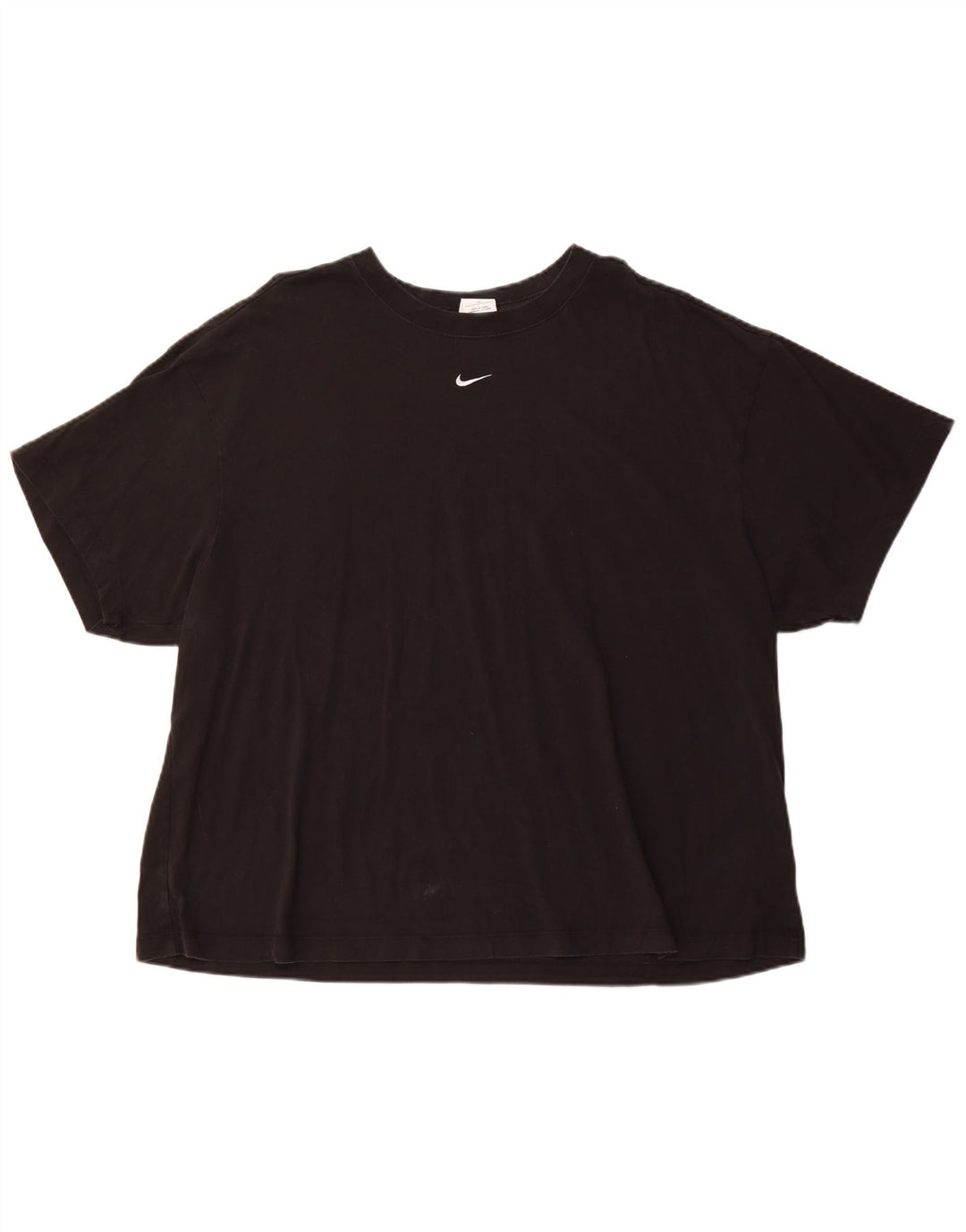 NIKE T-Shirt Femme Top UK 20 2XL Noir Coton