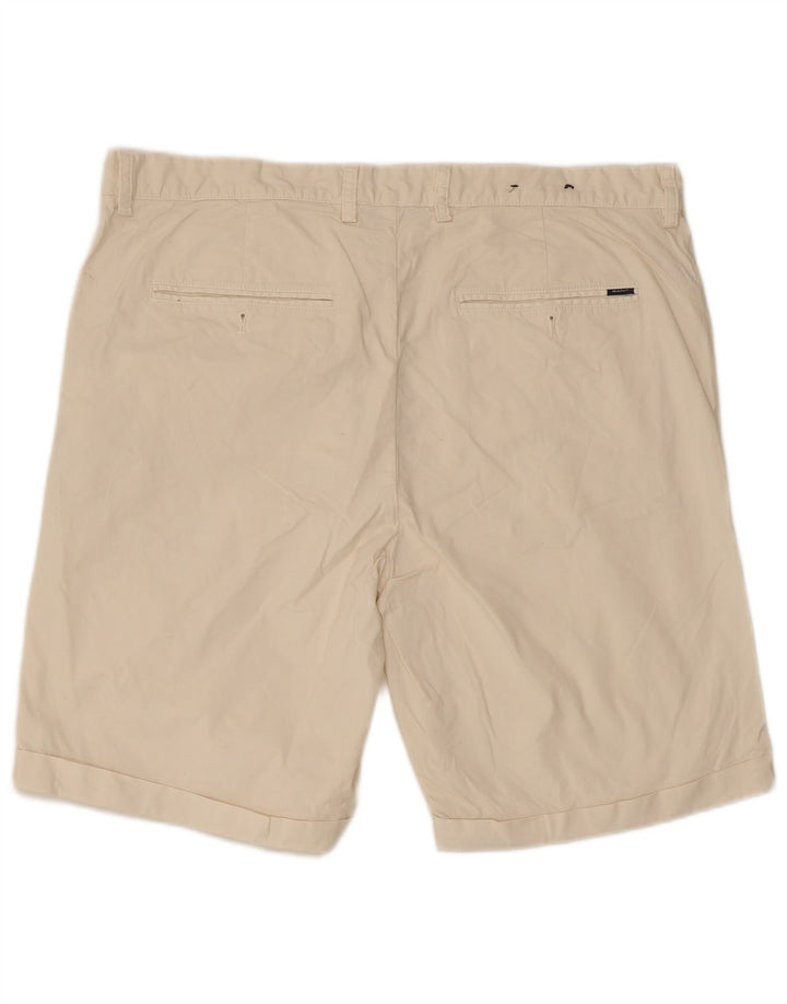 Gant Short Chino Regular Fit W38 XL Homme Blanc Cassé Coton