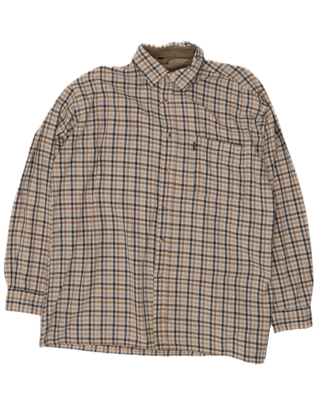 Champion Chemise en flanelle XL en coton vichy multicolore pour homme