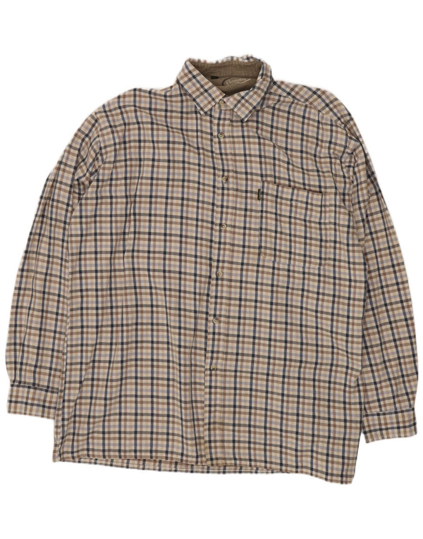 Champion Chemise en flanelle XL en coton vichy multicolore pour homme