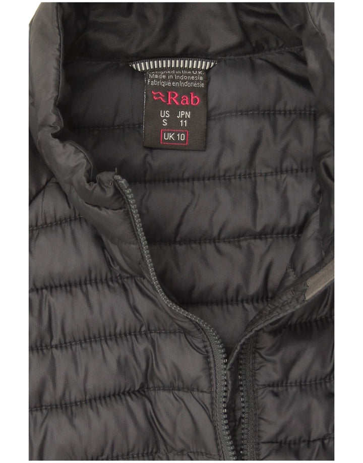 Rab Veste matelassée surdimensionnée pour femme UK 10 Small Gris Polyamide