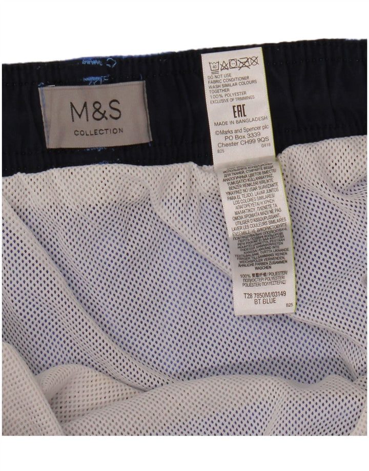 Marks & Spencer Short de bain homme 3XL bleu polyester