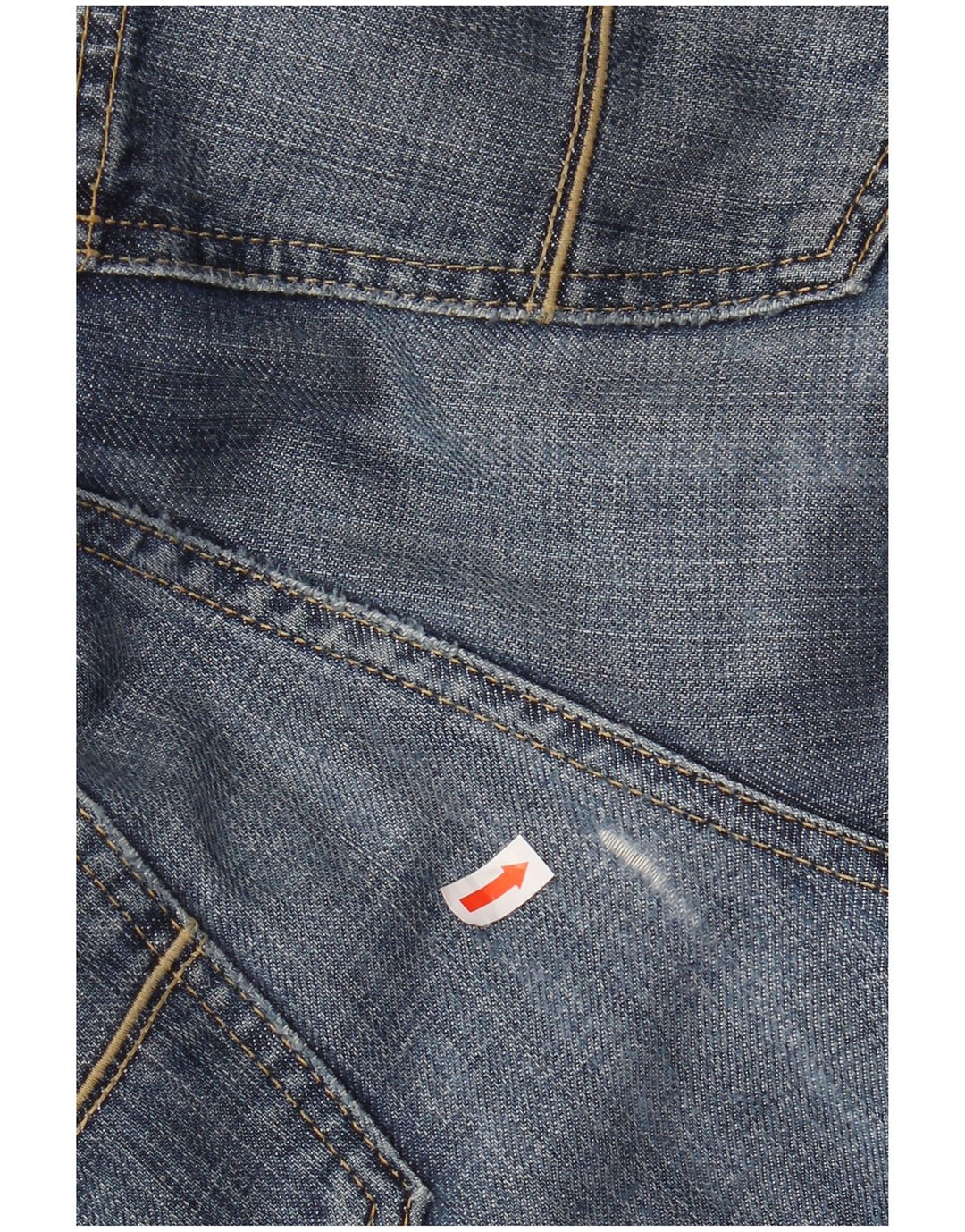 TOMMY HILFIGER Jean Droit Homme W33 L32 Bleu Coton