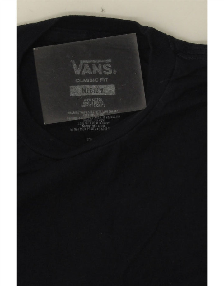 Vans Homme Coupe Classique T-Shirt Graphique Haut Bleu Marine Moyen Coton