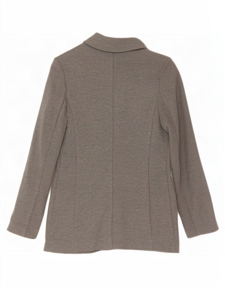 Marks & Spencer Veste blazer coupe décontractée pour femme UK 6 XS Gris Polyester