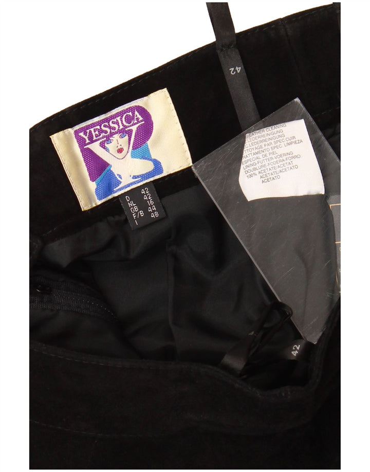 YESSICA Jupe crayon femme UK 16 Large W30 Acétate noir