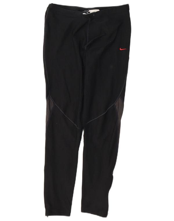 Nike Legging de course pour femme UK 10/12 Noir moyen colour block
