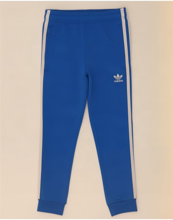Adidas Pantalon de survêtement garçon Joggers 6-7 ans Bleu Polyester