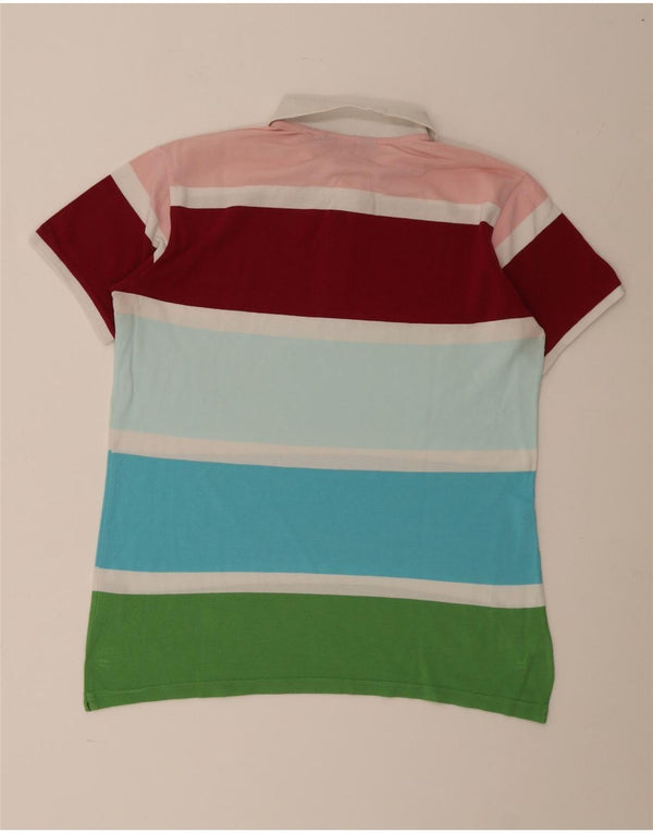 Kappa Polo Homme Large Coton Rayé Multicolore