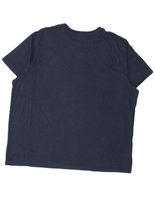 Eddie Bauer T-Shirt Homme Top 2XL Bleu Marine Coton