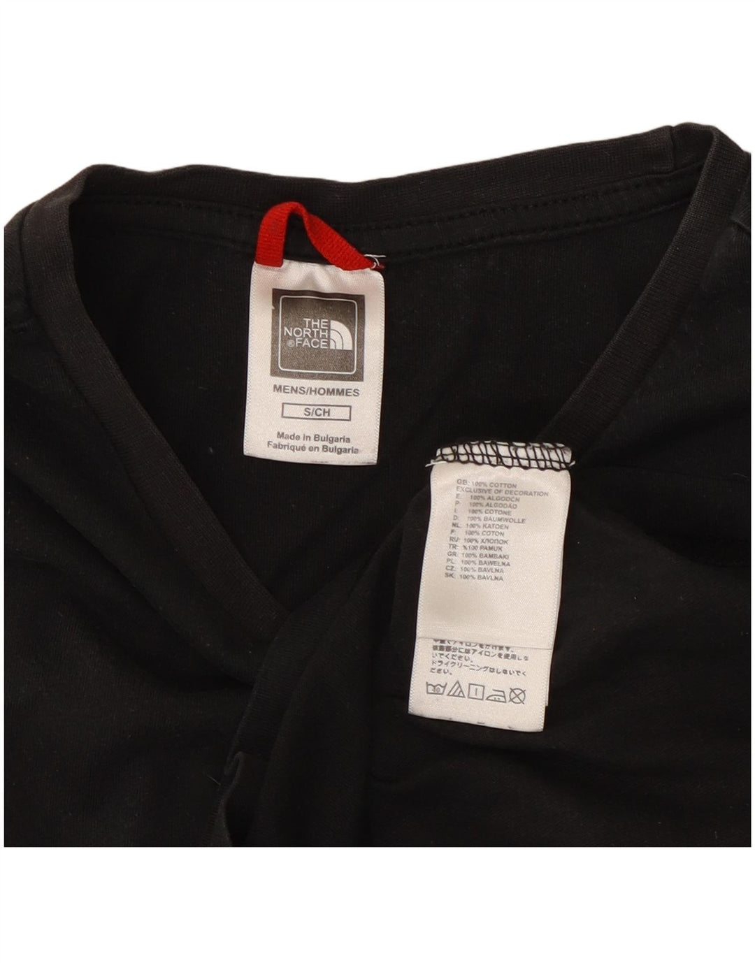 THE NORTH FACE T-Shirt Homme Haut Petit Noir Coton