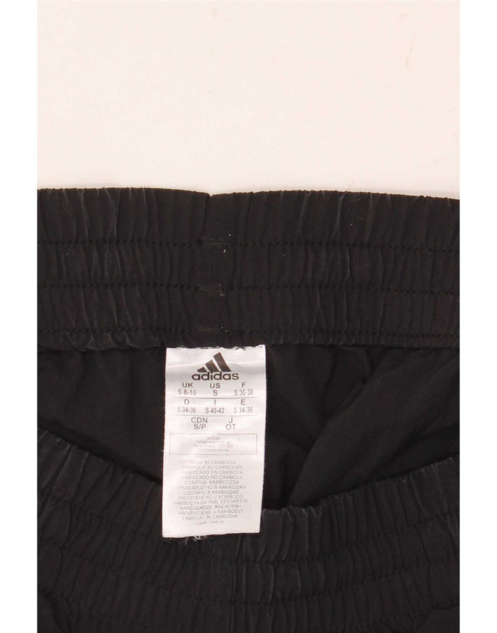 Adidas Short de sport pour femme UK 8/10 Petit Noir Polyamide