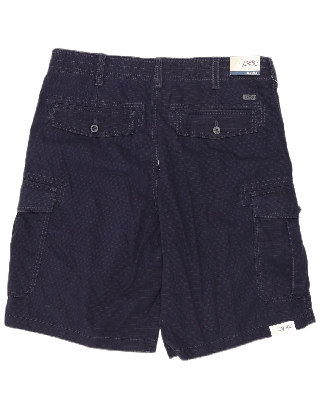 IZOD Short cargo homme eau salée W33 coton bleu marine moyen