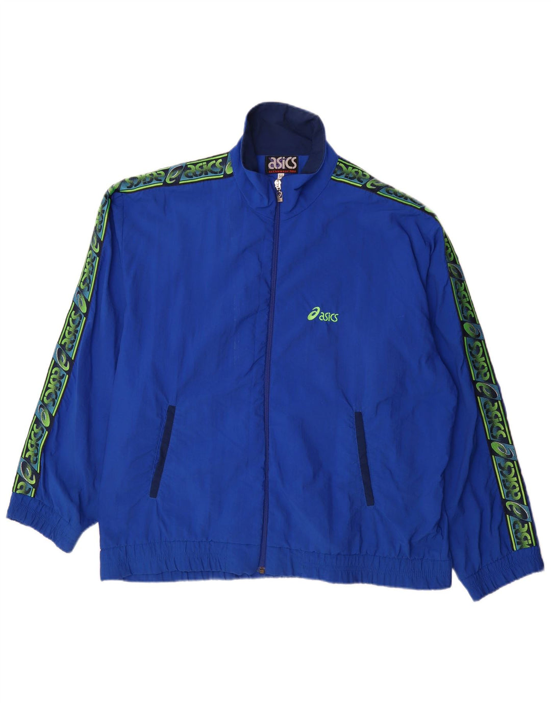 Asics Veste de Survêtement Graphique IT 50 Homme Bleu Moyen Colourblock