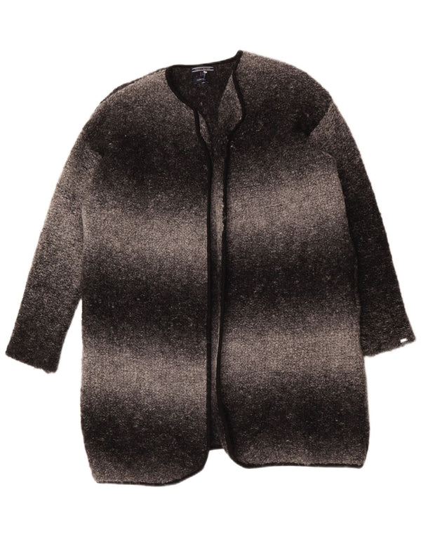 Tommy Hilfiger Pull cardigan long surdimensionné pour femme UK 10 Petit Gris