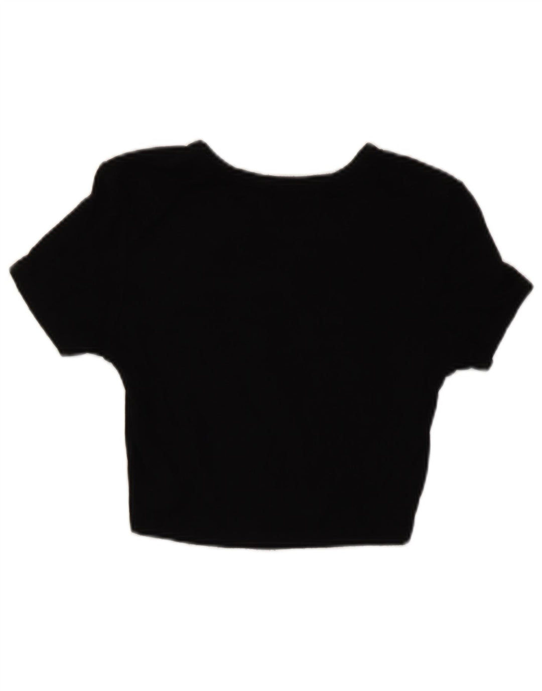 Zara T-shirt court pour femme UK 12 Noir moyen