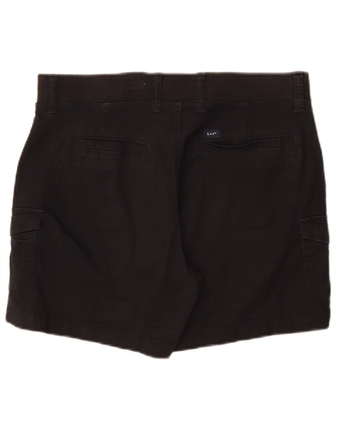 Lee Short cargo taille moyenne pour femme, coupe décontractée, US 8, W30, coton noir