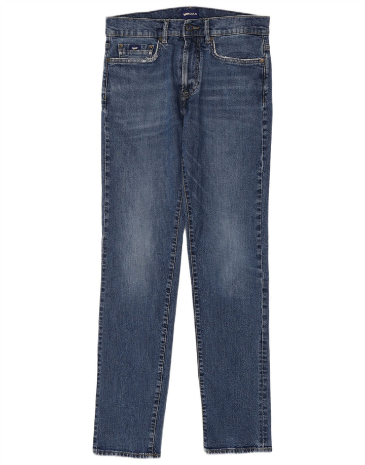 Gas Jean Slim Homme W31 L34 Bleu Coton