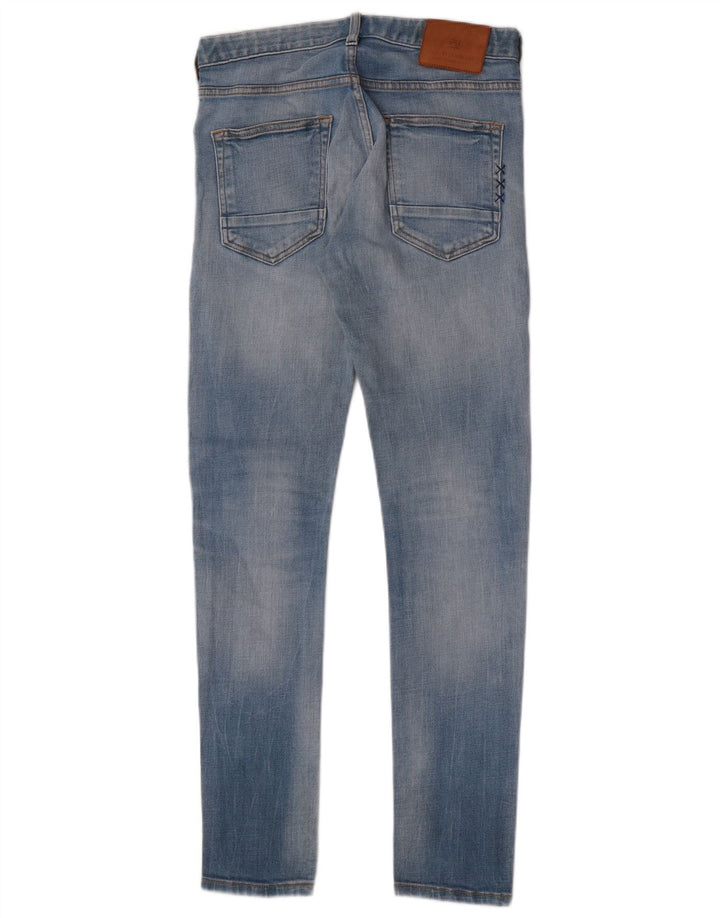 Scotch & Soda Jean Slim Femme W29 L32 Bleu Coton