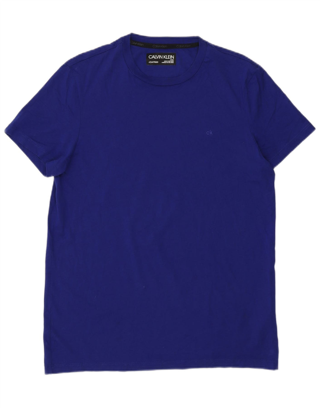 Calvin Klein T-Shirt Homme Petit Bleu Coton