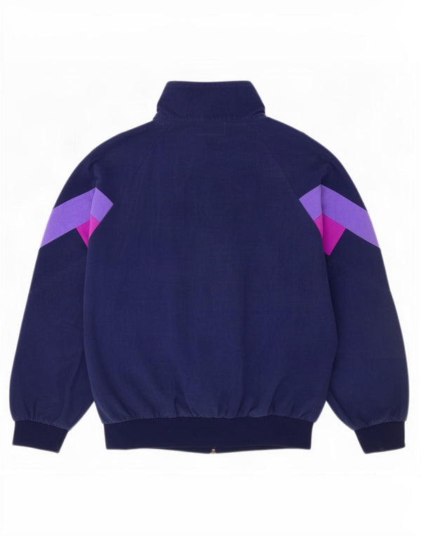 Asics Mens Graphic Tracksuit Top Jacket IT 50 Medium Blue Colourblock