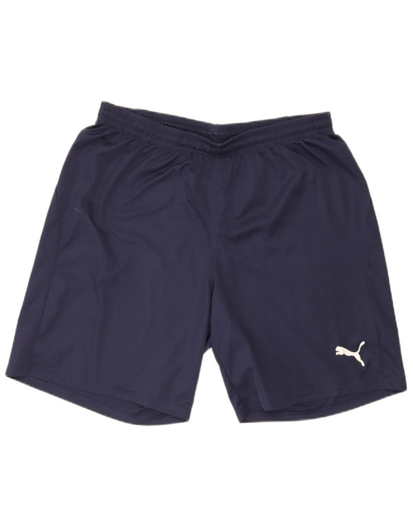 Puma Short de Sport XL Homme Bleu Marine
