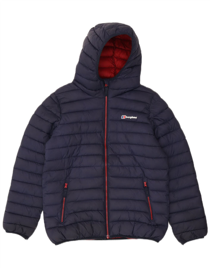 Berghaus Veste matelassée à capuche garçon 14-15 ans Bleu marine Polyester