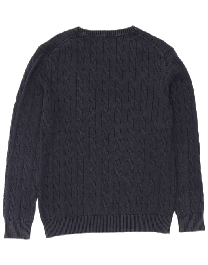 Gant Homme Col Bateau Pull Pull Large Bleu Marine Coton