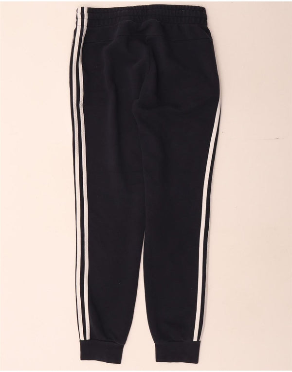 Adidas Pantalon de survêtement pour femme Joggers UK 8/10 Petit Bleu Marine Coton