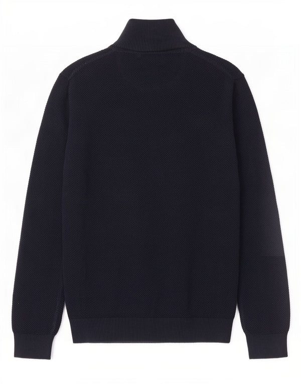 Gant Cardigan Homme Pull Large Bleu Marine Coton