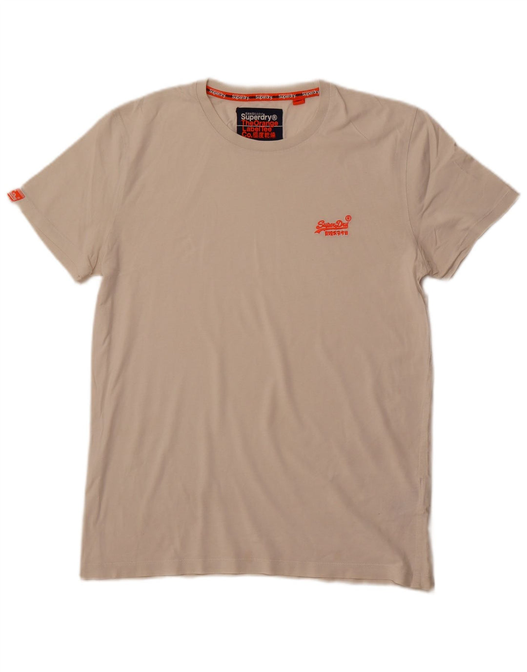 SUPERDRY T-Shirt Homme Haut Large Blanc Coton