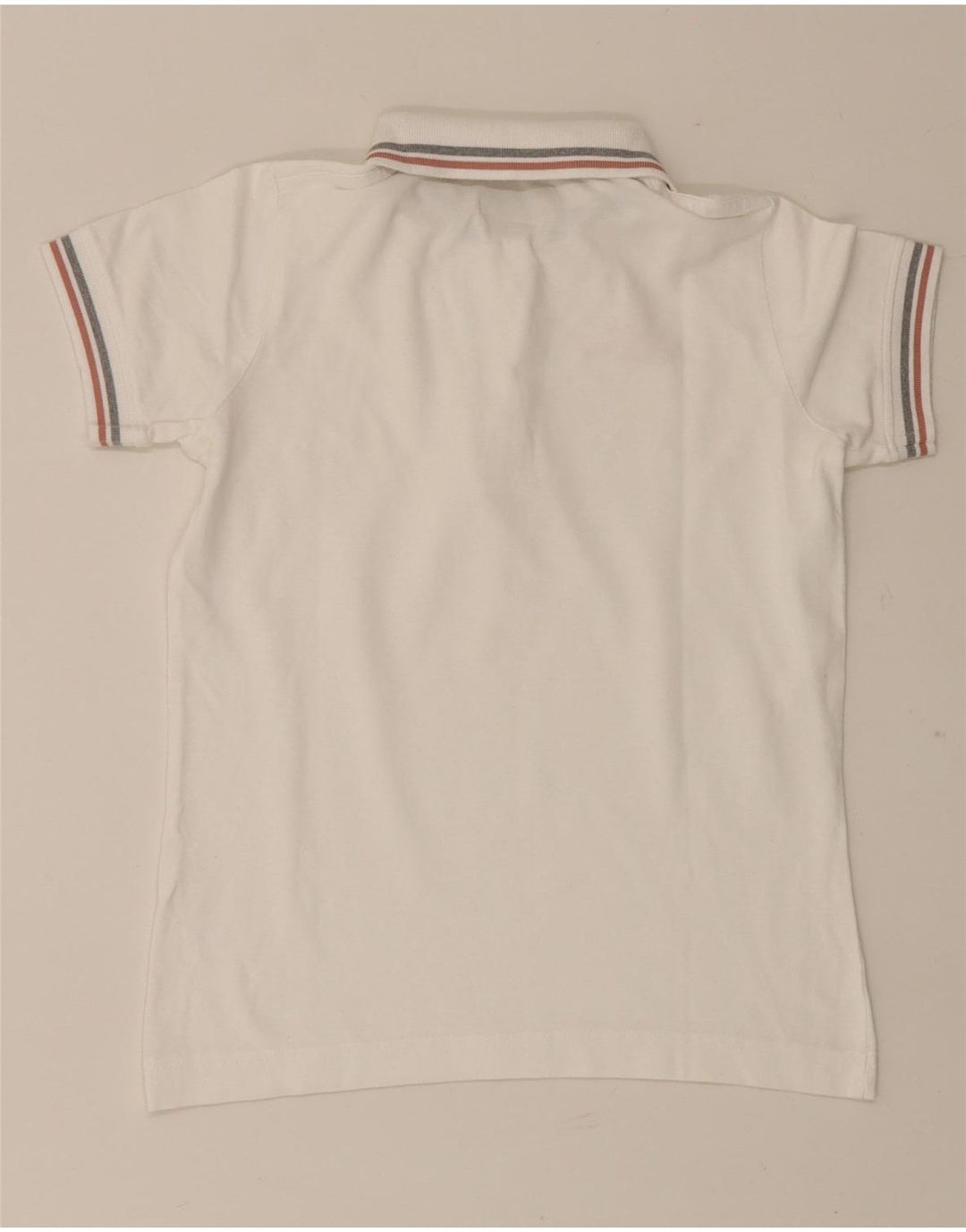 Kappa Polo Femme UK 10 Petit Coton Blanc