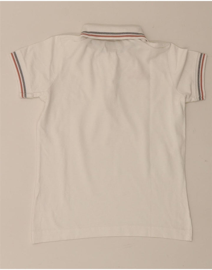 Kappa Polo Femme UK 10 Petit Coton Blanc