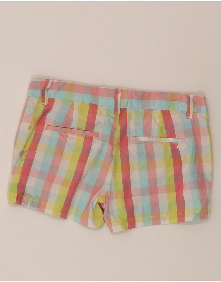 Roxy Hot Pants Femme Medium W30 Coton Vichy Multicolore