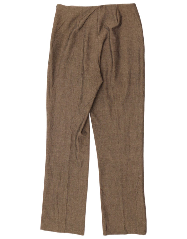 Marks & Spencer Pantalon de costume taille haute pour femme UK 12 Medium W26 L28 Kaki