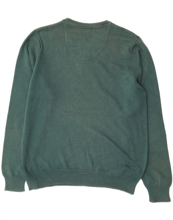 Marks & Spencer Pull Col Ras-du-Cou Blue Harbor Homme Vert Moyen