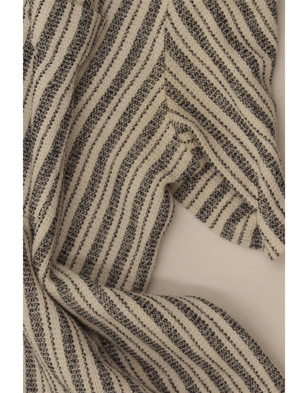 Zara Chemise à manches courtes pour homme Coupe décontractée Large Rayé Gris