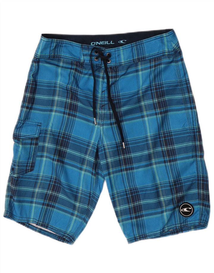 O'Neill Short de Bain Homme Petit Carreau Bleu Polyester