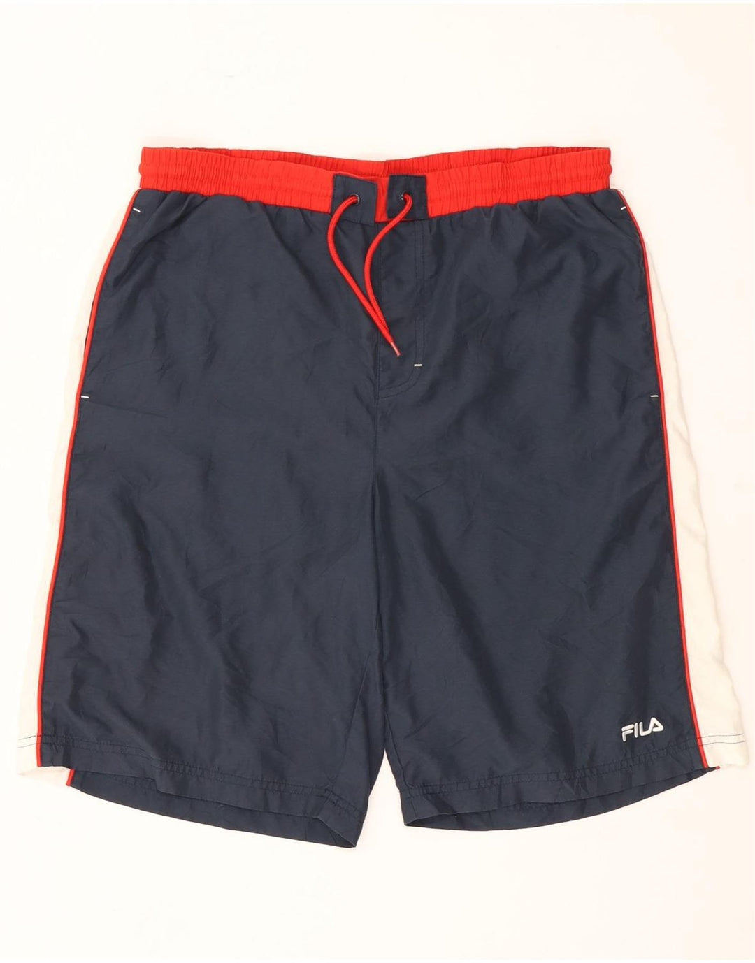 Fila Short de Bain Homme Large Bleu Marine Colourblock