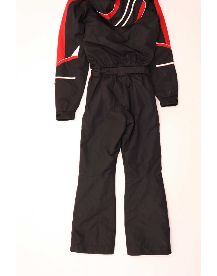 Brugi Combinaison de Ski à Capuche Graphique Homme Noir Moyen Polyamide Colorblock