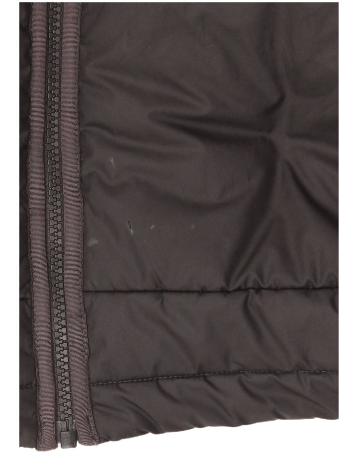 Nike Veste matelassée à capuche Therma-Fit pour homme UK 38 Noir Moyen Polyester