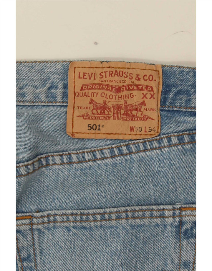 Levi's Jean Droit 501 Homme Bleu W30 L30