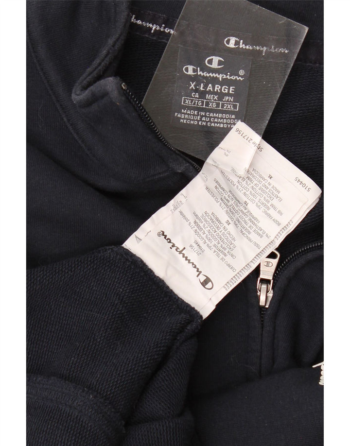 CHAMPION Veste de Survêtement Homme XL Bleu Marine Coton