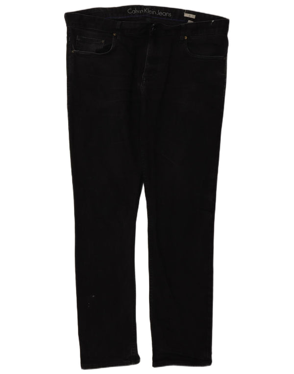 Calvin Klein Jean Slim Mince W38 L33 Homme Bleu Marine Coton