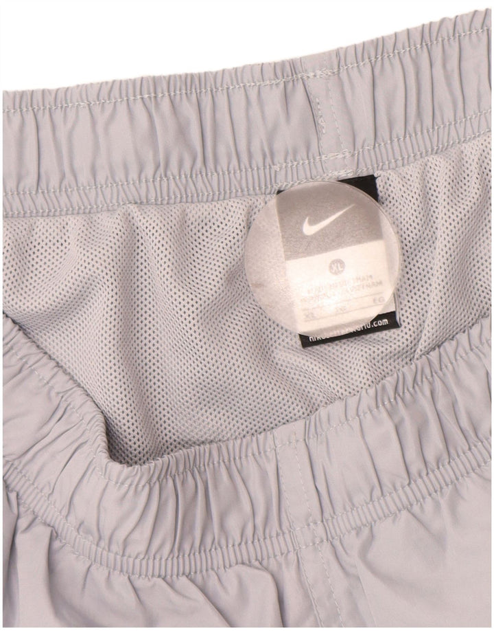Nike Short de sport graphique pour homme XL Gris à fines rayures Polyester